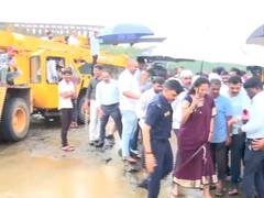 
      
      Supriya Sule visits site of Indrayani river bridge collapse
      
      