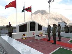 
      
      Army pays tribute to soldiers who died in Galwan valley clash
      
      