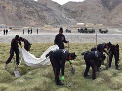 
      
      Ladakh: Students, others participate in cleanliness drive
      
      