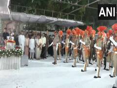 
      
      Former Gujarat CM Vijay Rupani to be cremated with state honours
      
      