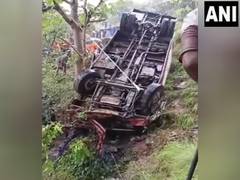 
      
      Himachal Pradesh: Bus falls into a gorge in Mandi, 17 injured
      
      