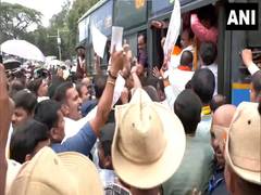 
      
      Police detain BJP workers following condolence meeting
      
      