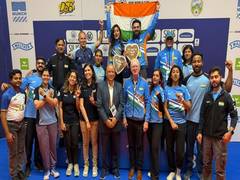 
      
      Indian contingent shines bright in Munich
      
      