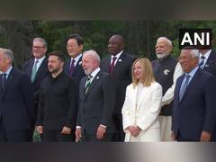 
      
      PM Modi joins world leaders for group photo at 51st G7 Summit
      
      