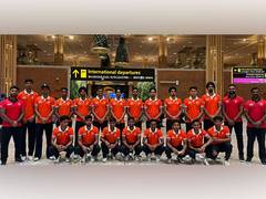 
      
      Indian junior men's hockey team departs for 4 Nations Tournament 
      
      