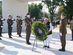 
      
      PM Modi pays tribute at Zagreb's Monument to the Homeland
      
      