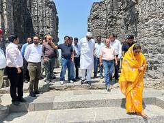 
      
      Union Minister Gajendra Singh Shekhawat visits Sun Temple
      
      