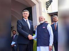 
      
      PM Modi, Croatia PM underscore importance of inking India-EU FTA 
      
      