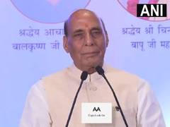 
      
      Rajnath Singh leaves for Udhampur
      
      