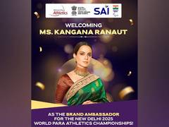 
      
      Kangana joins as brand ambassador for World Para Athletics C'ship
      
      