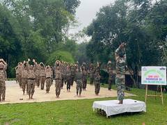 
      
      Assam Rifles hosts Yoga sessions in Tripura on eve of Yoga Day
      
      