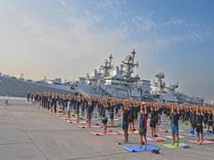 
      
      Indian Navy to celebrate International Day of Yoga 
      
      