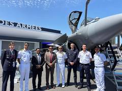 
      
      Indian defence delegation meets French officials in Paris
      
      