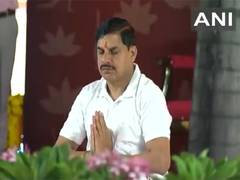 
      
      MP CM Yadav performs yoga on International Yoga Day in Bhopal
      
      