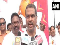 
      
      Union Minister Dharmendra Pradhan emphasises importance of yoga
      
      
