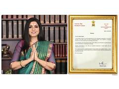 
      
      Defence Minister Rajnath Singh Acknowledges Dr. Sohini Sastri’s 
      
      