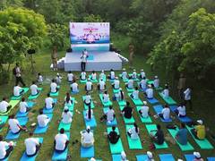 
      
      NMCG organises ‘Ghat Par Yoga’ to mark International Yoga Day
      
      
