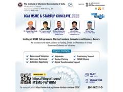 
      
      ICAI Pioneers Nationwide MSME Empowerment Drive for ‘Viksit Bhara
      
      
