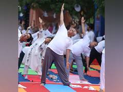 
      
      International Yoga Day celebrated at Sharmistha Lake in Vadnagar
      
      