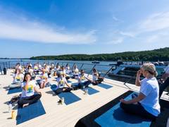
      
      Indian Embassy in Berlin hosts Yoga Day on yachts at Wannsee lake
      
      