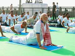 
      
      Visakhapatnam sets world record on International Day of Yoga
      
      