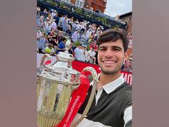 
      
      Alcaraz secures Queens Club Championships title
      
      