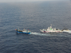 
      
      Chinese vessels patrol disputed Senkaku waters for record 216 days
      
      