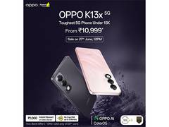 
      
      OPPO Launches K13x 5G – The Toughest and Most Durable Smartphone
      
      
