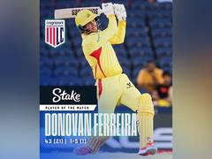 
      
      Texas Super Kings beat LA Knight Riders by 52 runs
      
      