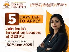 
      
      Last 5 Days to Apply: Shape the Future with DES Pune University 
      
      