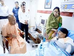 
      
      UP: CM Yogi Adityanath visits injured MLA Fateh Bahadur Singh
      
      