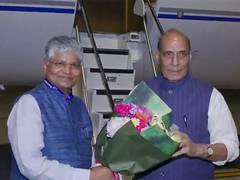 
      
      Defence Minister Rajnath Singh arrives in China for SCO meet
      
      