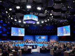 
      
      NATO members pledge 5 pc GDP on defence spending by 2035
      
      