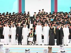
      
      Shakhboot bin Nahyan attends graduation ceremony 
      
      
