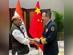 
      
      Rajnath Singh, Chinese counterpart General Don Jun hold talks
      
      