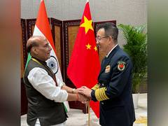 
      
      Rajnath Singh stresses on border management with China's Dong Jun
      
      