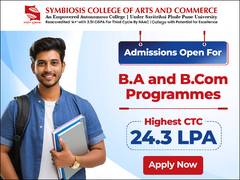 
      
      Symbiosis College of Arts and Commerce Announces Final Phase
      
      