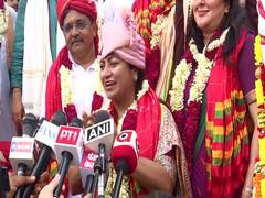
      
      Delhi CM Rekha Gupta participates in Jagannath Rath Yatra
      
      