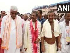 
      
      Union Ministers Dharmendra Pradhan, Gajendra Shekhawat join...
      
      
