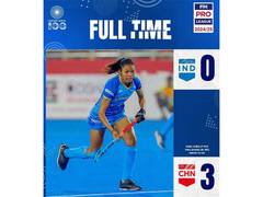 
      
      FIH Hockey Pro League Women: India lose 0-3 to China
      
      