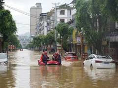 
      
      China's Rongjiang county battles severe flooding
      
      