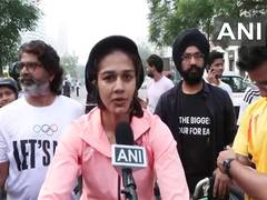 
      
      Babita Phogat joins Delhi’s ‘Fit India Sundays on Cycle
      
      