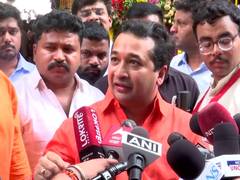 
      
      Minister Nitesh Rane hits back at Sanjay Raut amid lalguahe row
      
      