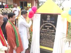 
      
       Tripura CM Manik Saha inaugurates Plastic Waste Segregation Cent
      
      
