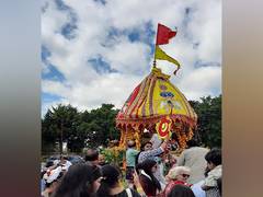 
      
      UK: Grand Rath Yatra celebration draws in thousands of devotees
      
      