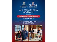 
      
      JGU Establishes Motwani Jadeja Institute for American Studies
      
      