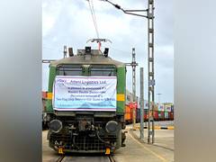 
      
      Adani logistics launches First double stack rake 
      
      
