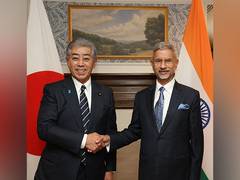 
      
      Jaishankar meets Japanese counterpart at Quad meet in Washington
      
      