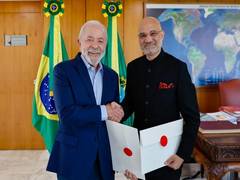 
      
      Indian envoy presents credentials to Brazil's President
      
      