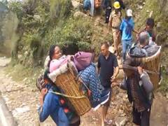 
      
      Uttarakhand: Devotees safely moving to their destination
      
      